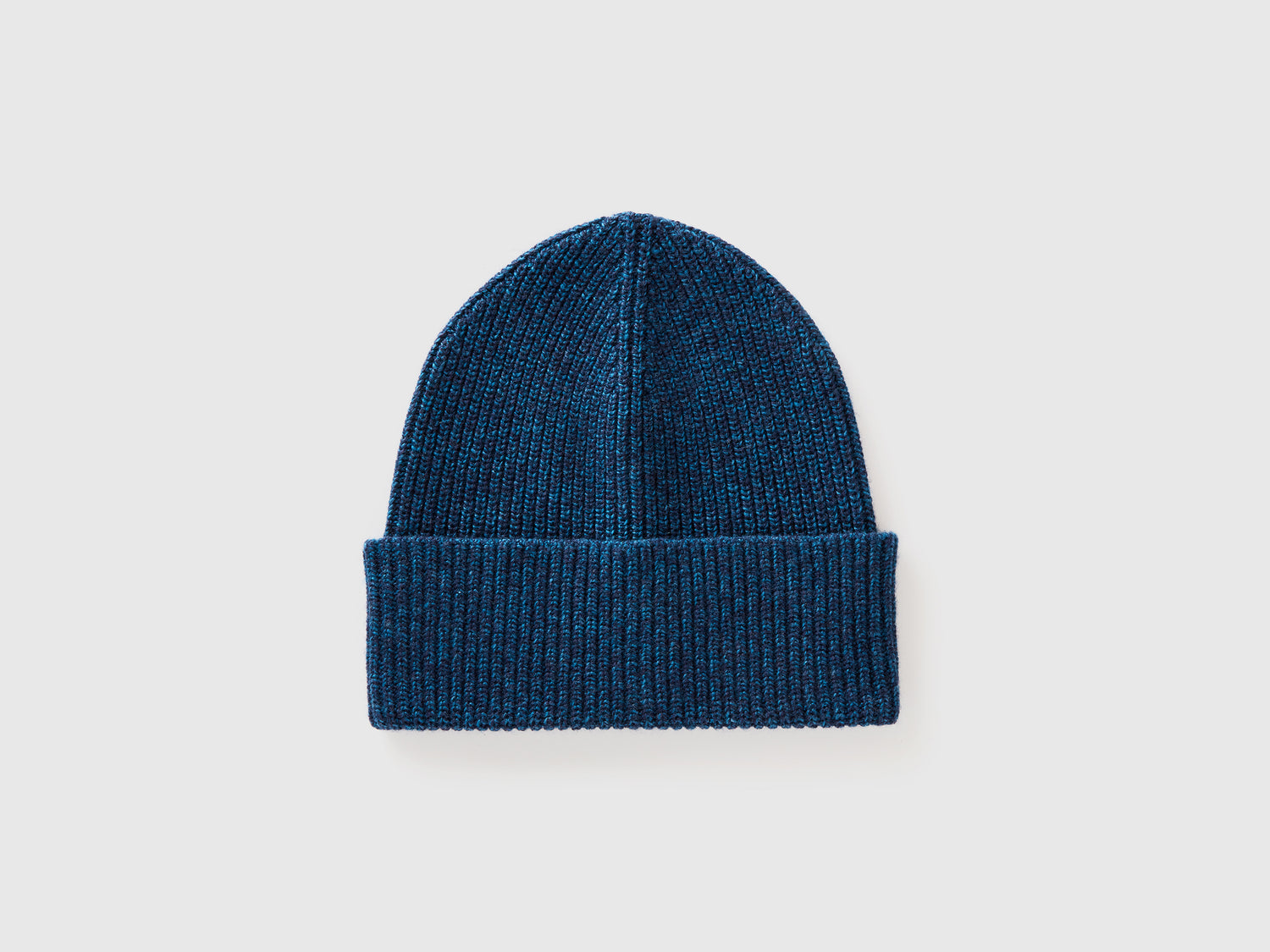 Cappello in misto lana e cashmere da uomo verde ottanio | Benetton Outlet