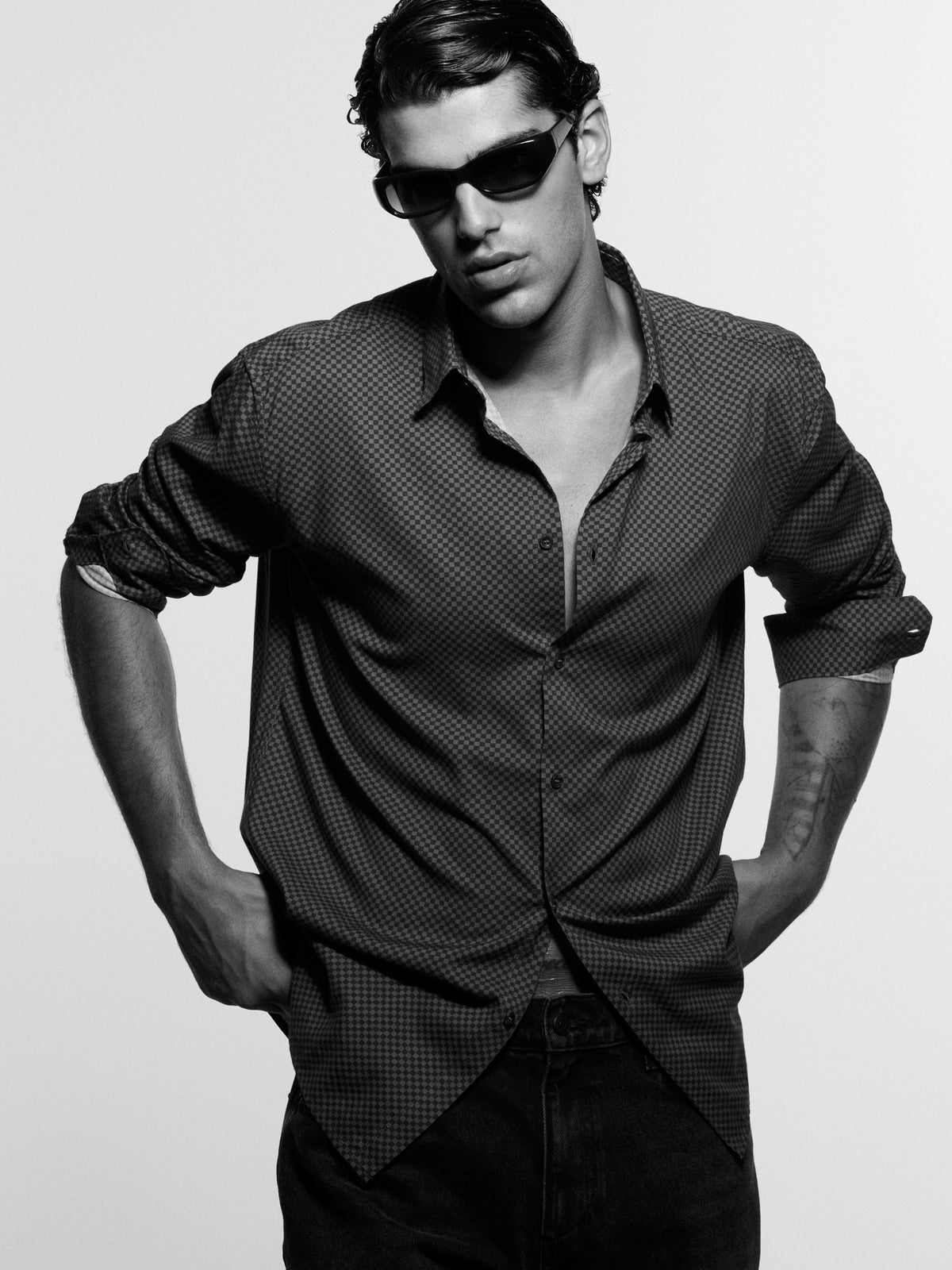 Camicia micro fantasia