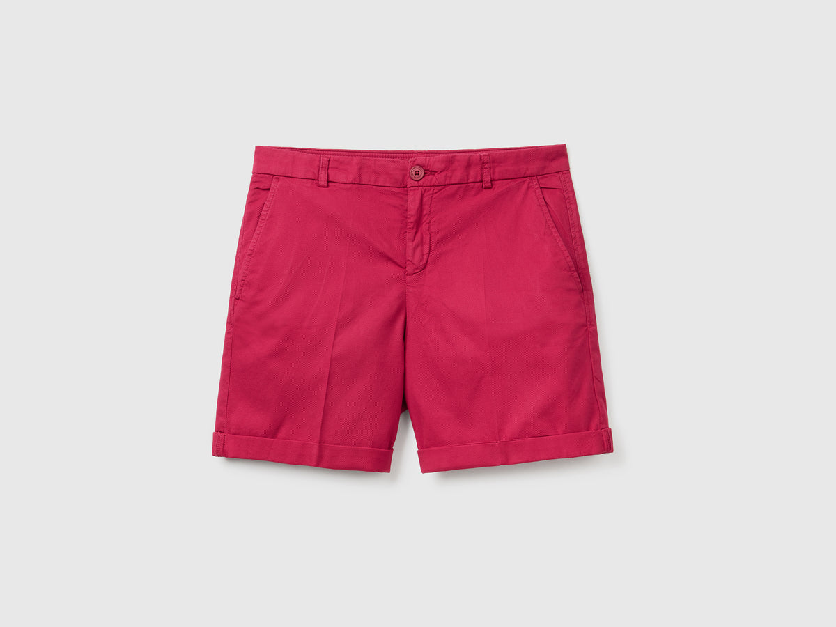Bermuda in cotone stretch