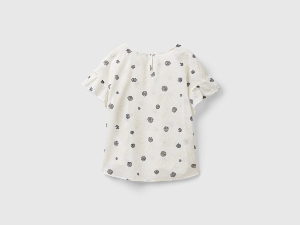 Blusa fantasia in cotone leggero