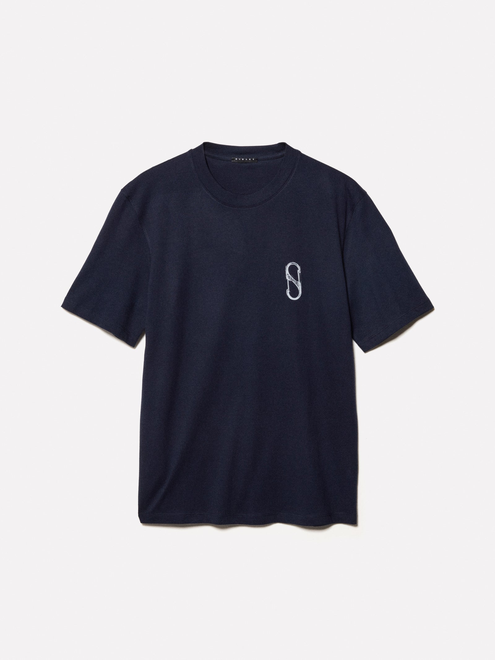T-shirt blu con stampa da uomo blu scuro | Sisley Outlet
