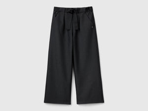 Pantaloni palazzo con fusciacca