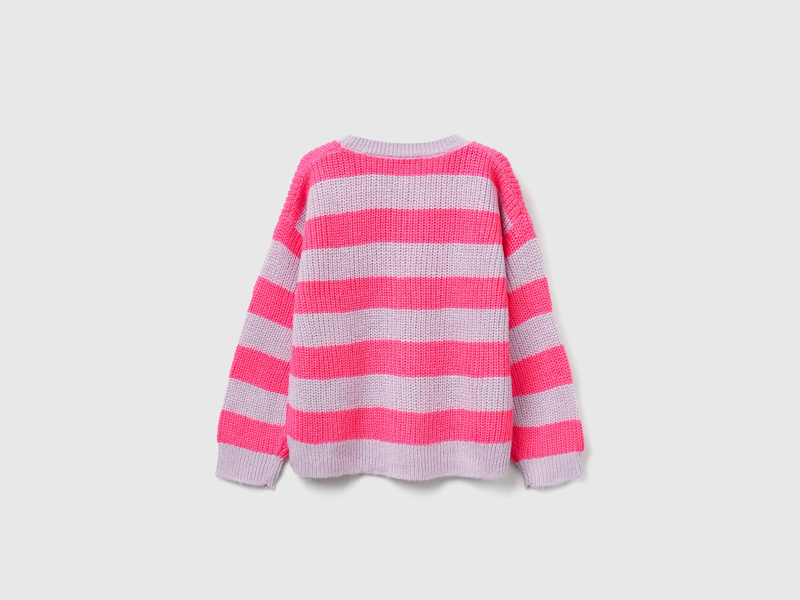 Maglione a righe da bimba lavanda 2 | Benetton Outlet