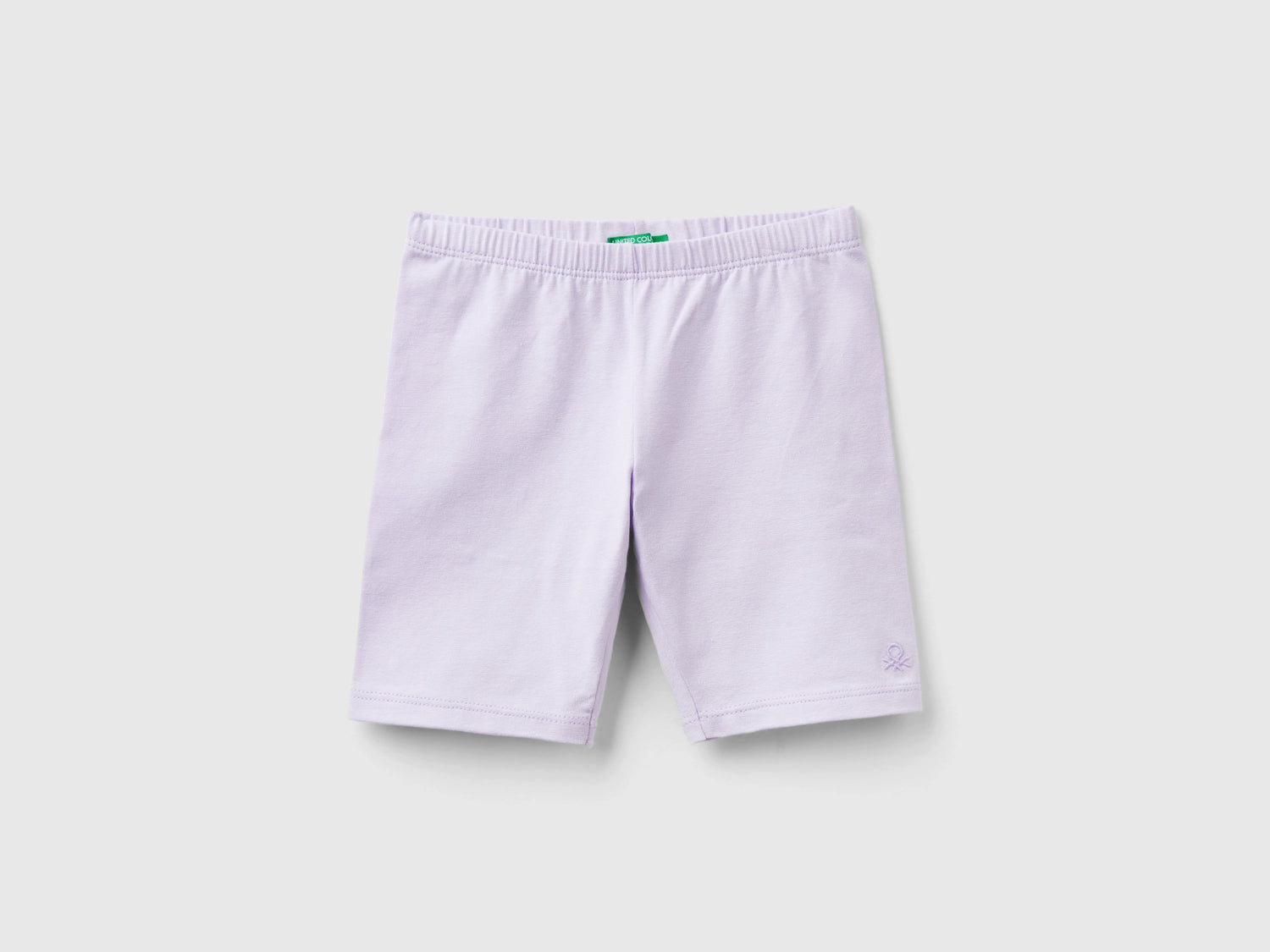 Leggings corti ciclista da bimba lilla | Benetton Outlet