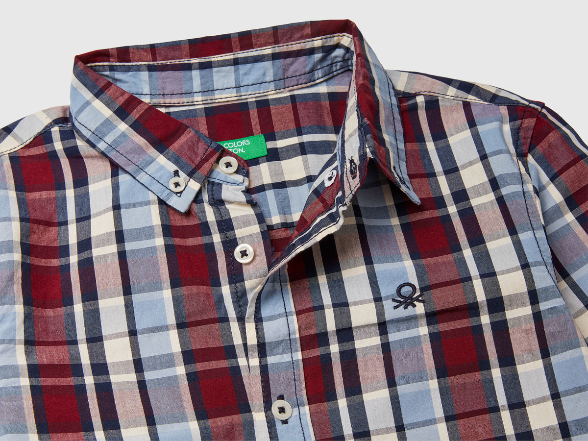 Camicia button down a quadri