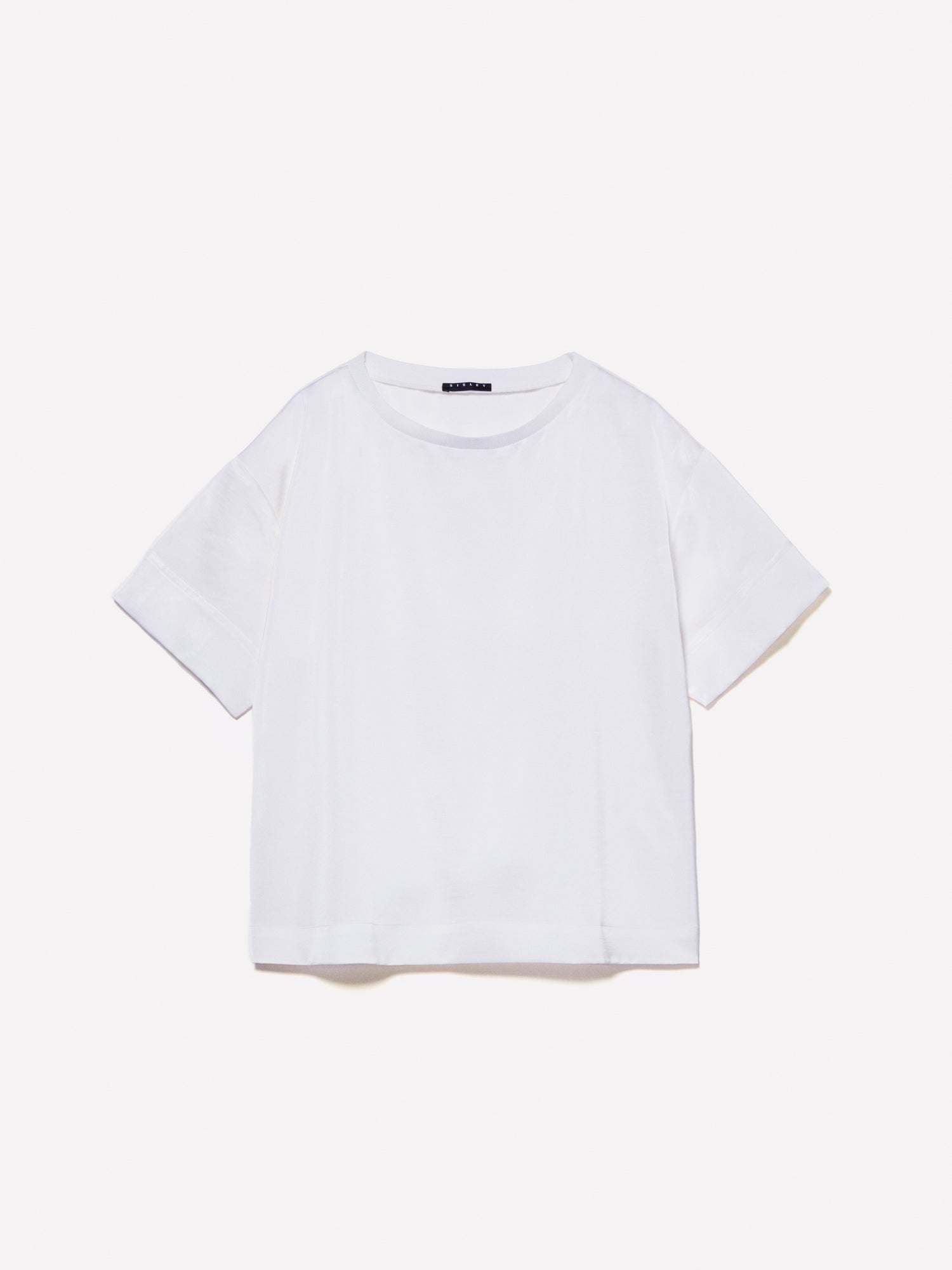 Blusa a maniche corte da donna bianco | Sisley Outlet