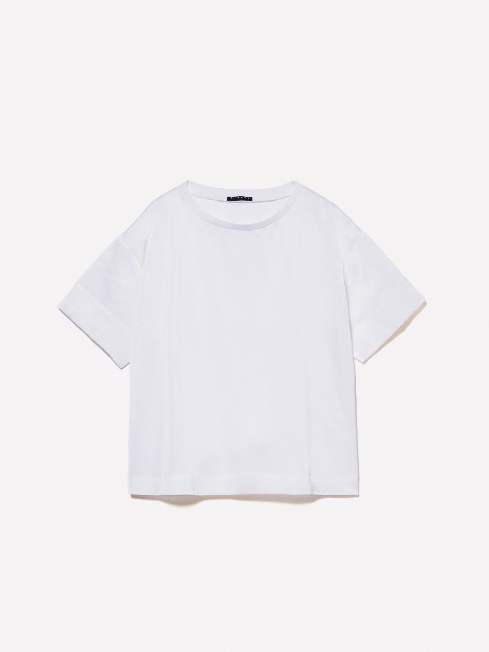 Blusa a maniche corte da donna bianco | Sisley Outlet