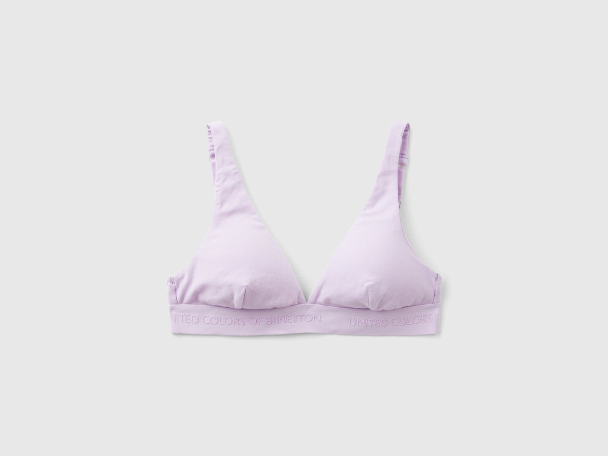 Reggiseno a triangolo in cotone bio