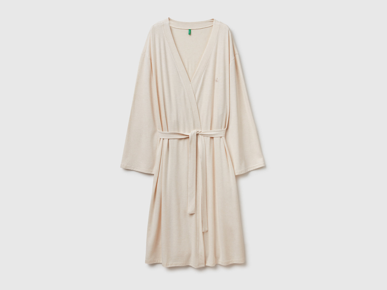 Vestaglia in misto viscosa stretch da donna beige | Benetton Outlet