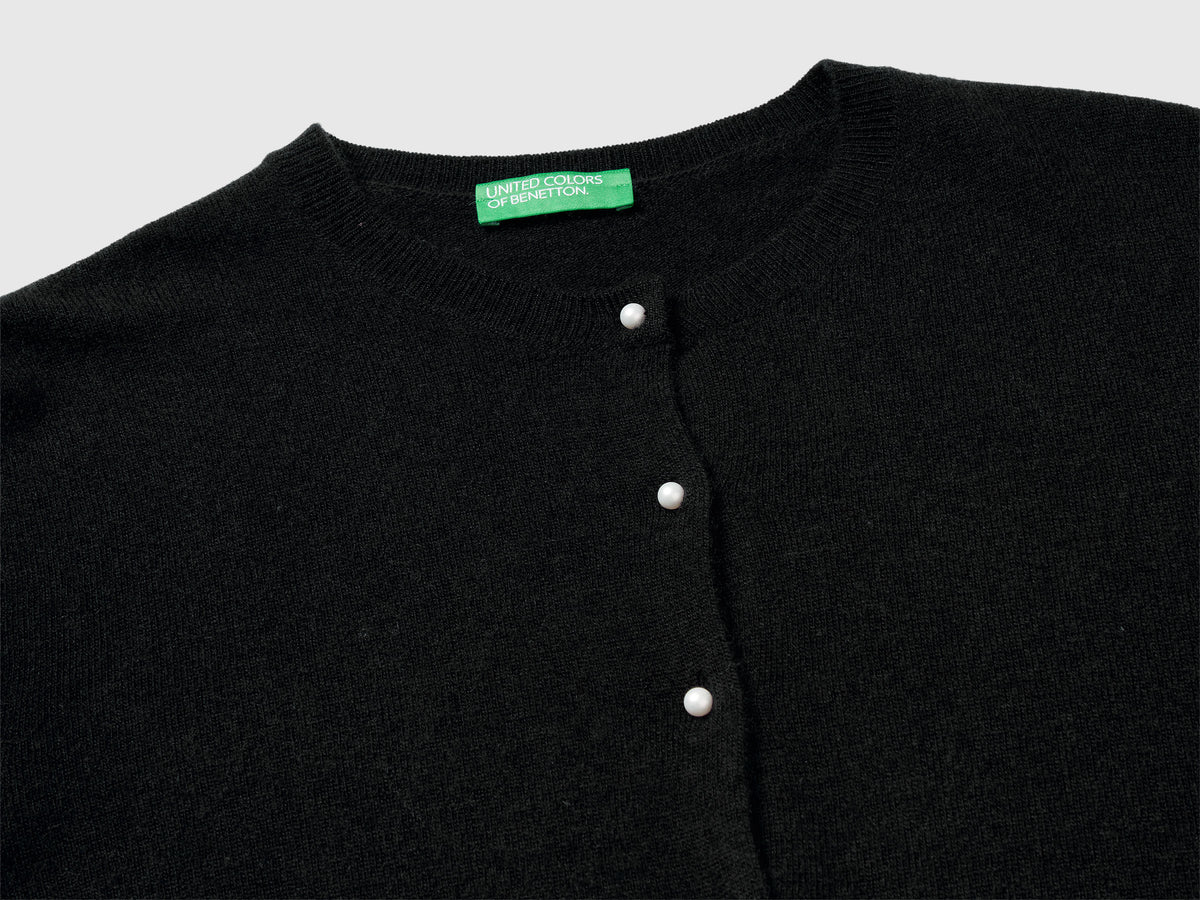 Cardigan in pura lana Merino