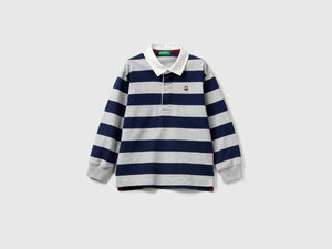 Polo rugby a righe in cotone