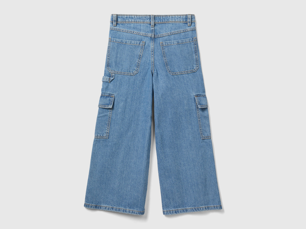 Jeans cargo wide fit