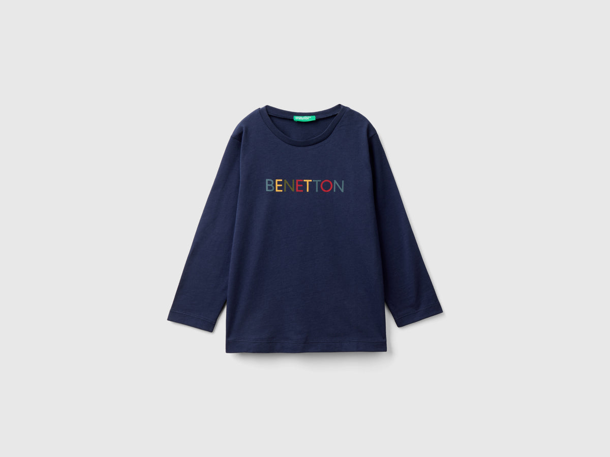 T-shirt manica lunga in cotone bio