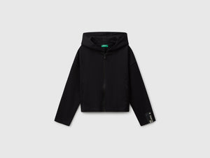 Felpa con zip e cappuccio
