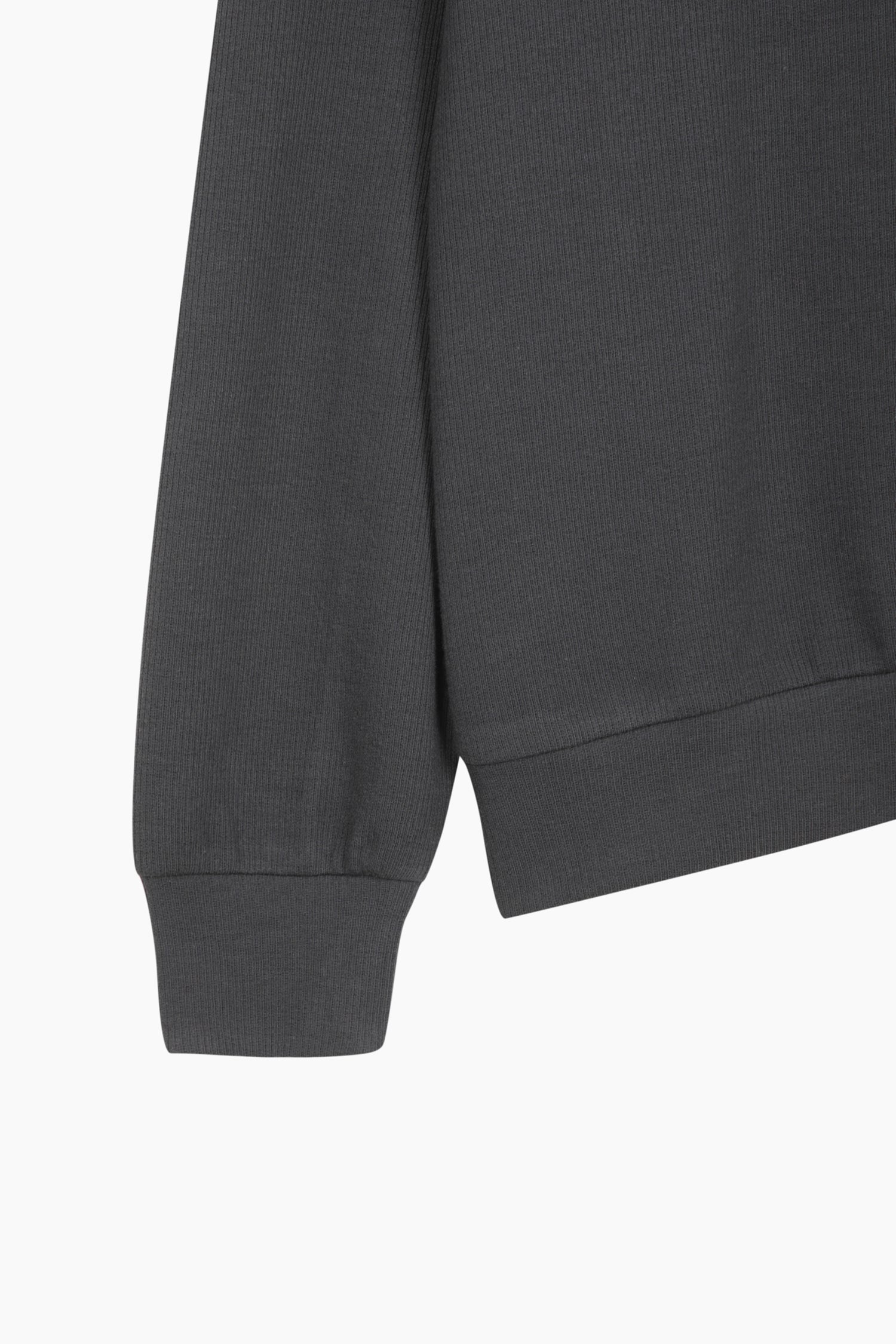 Felpa chiusa con ricamo da donna grigio scuro 4 | Sisley Outlet