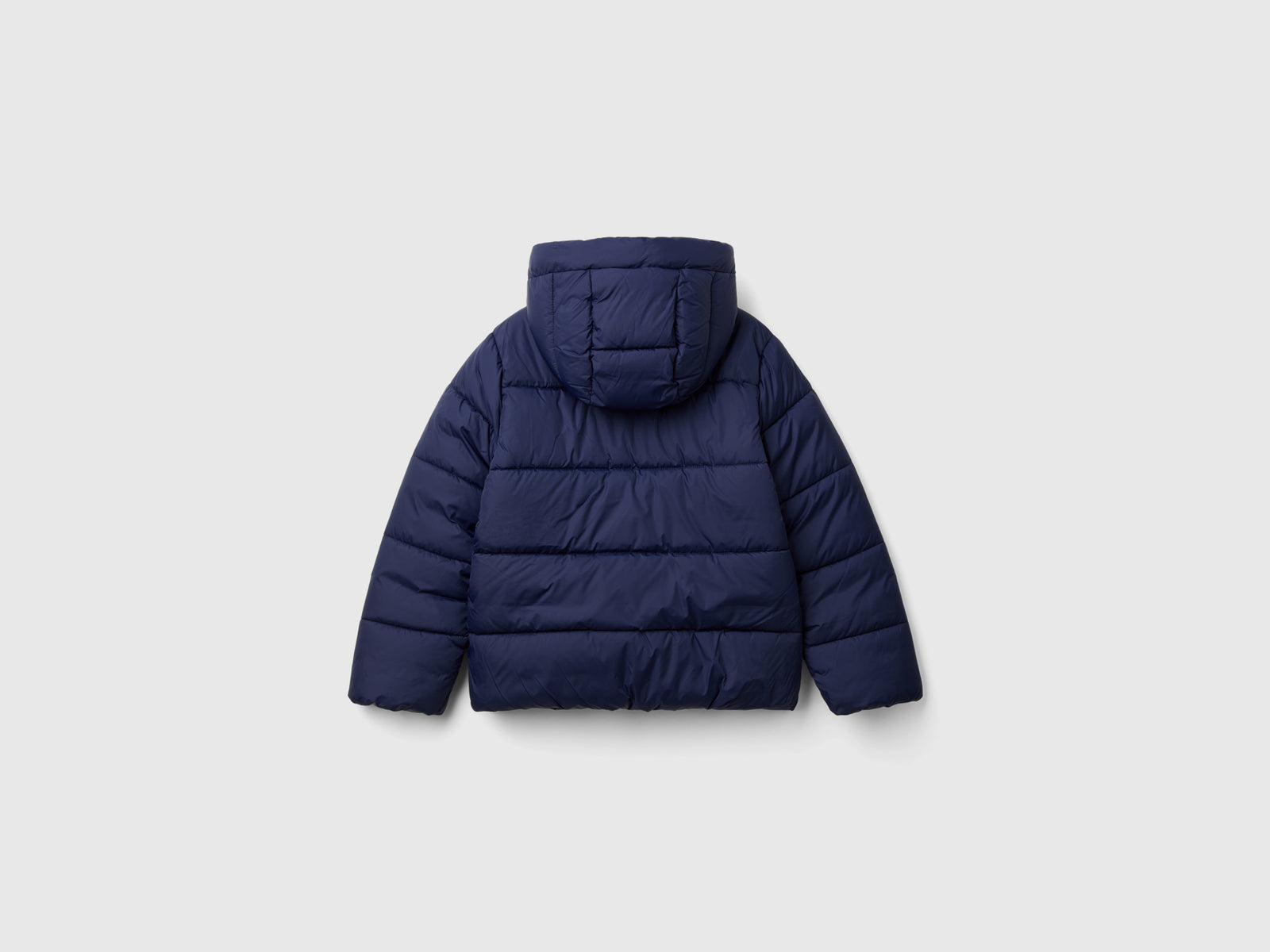 Giubbotto in nylon "Rain Defender" da bambina blu scuro 2 | Benetton Outlet