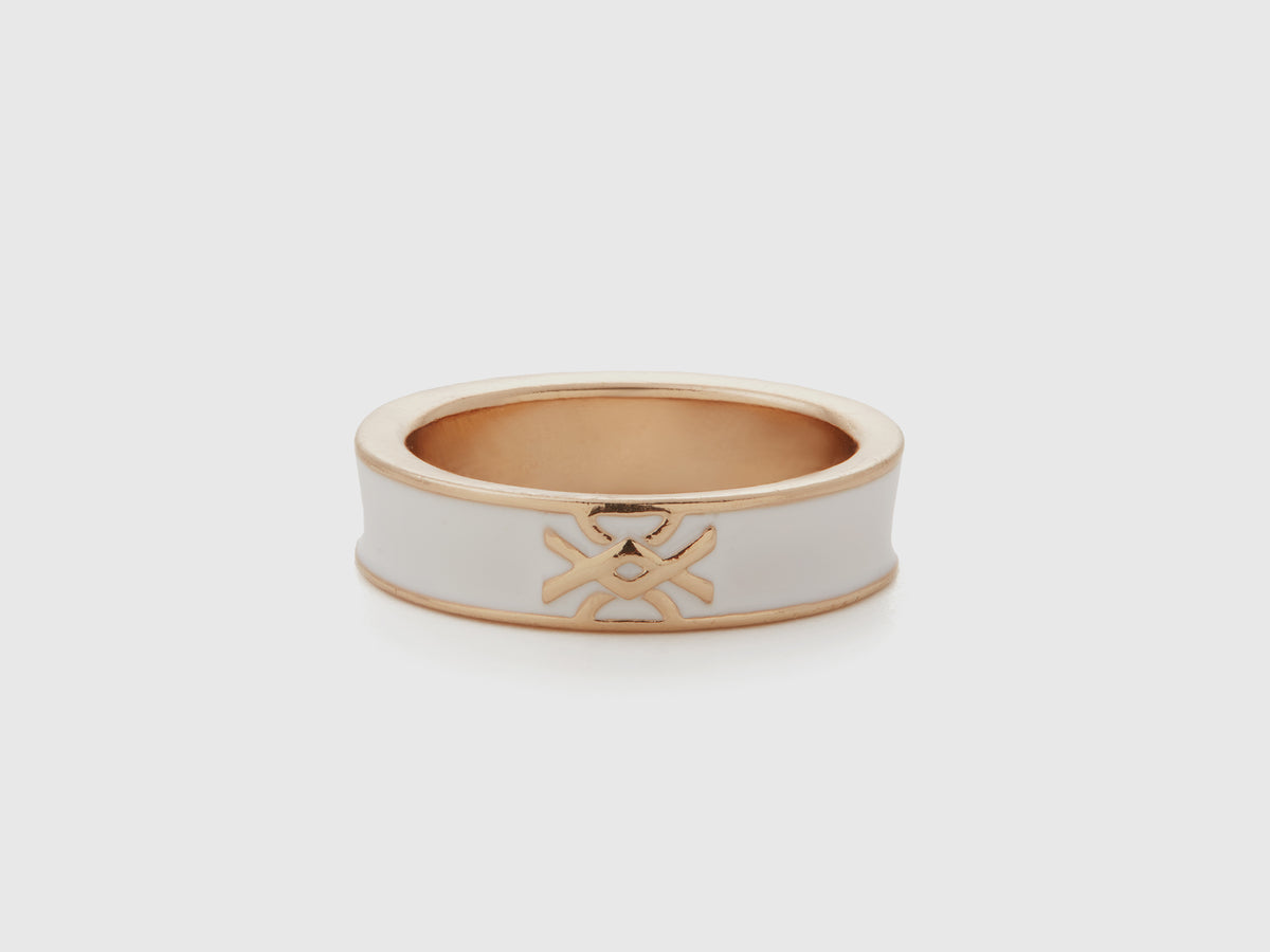Anello a fascia con logo