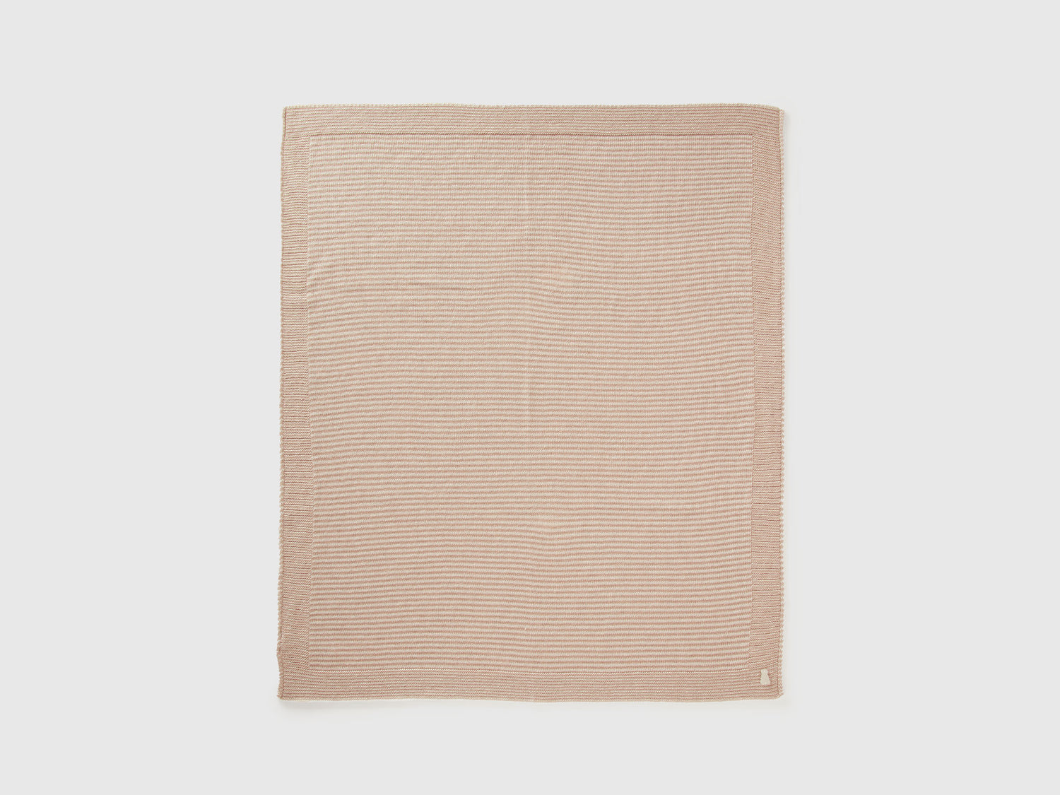 Coperta baby in misto lana da neonato bianco panna | Benetton Outlet