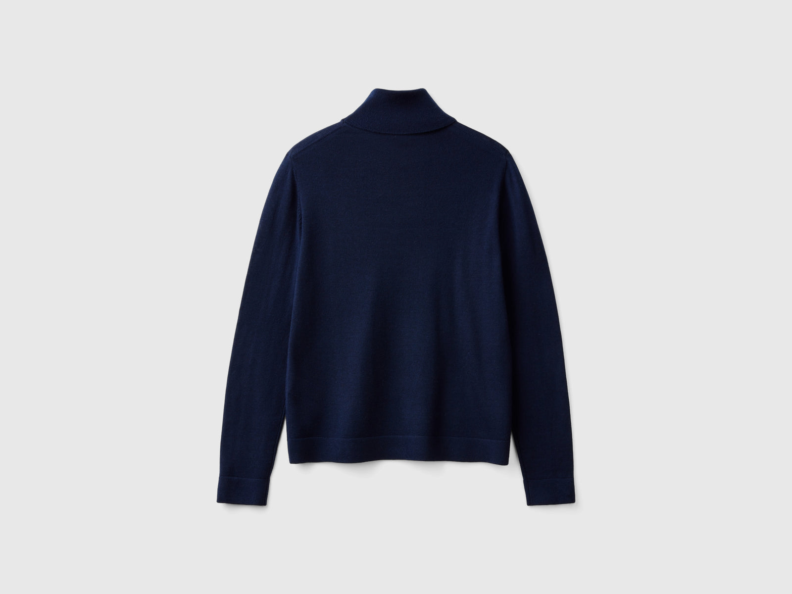 Dolcevita in pura lana Merino da donna blu scuro 2 | Benetton Outlet