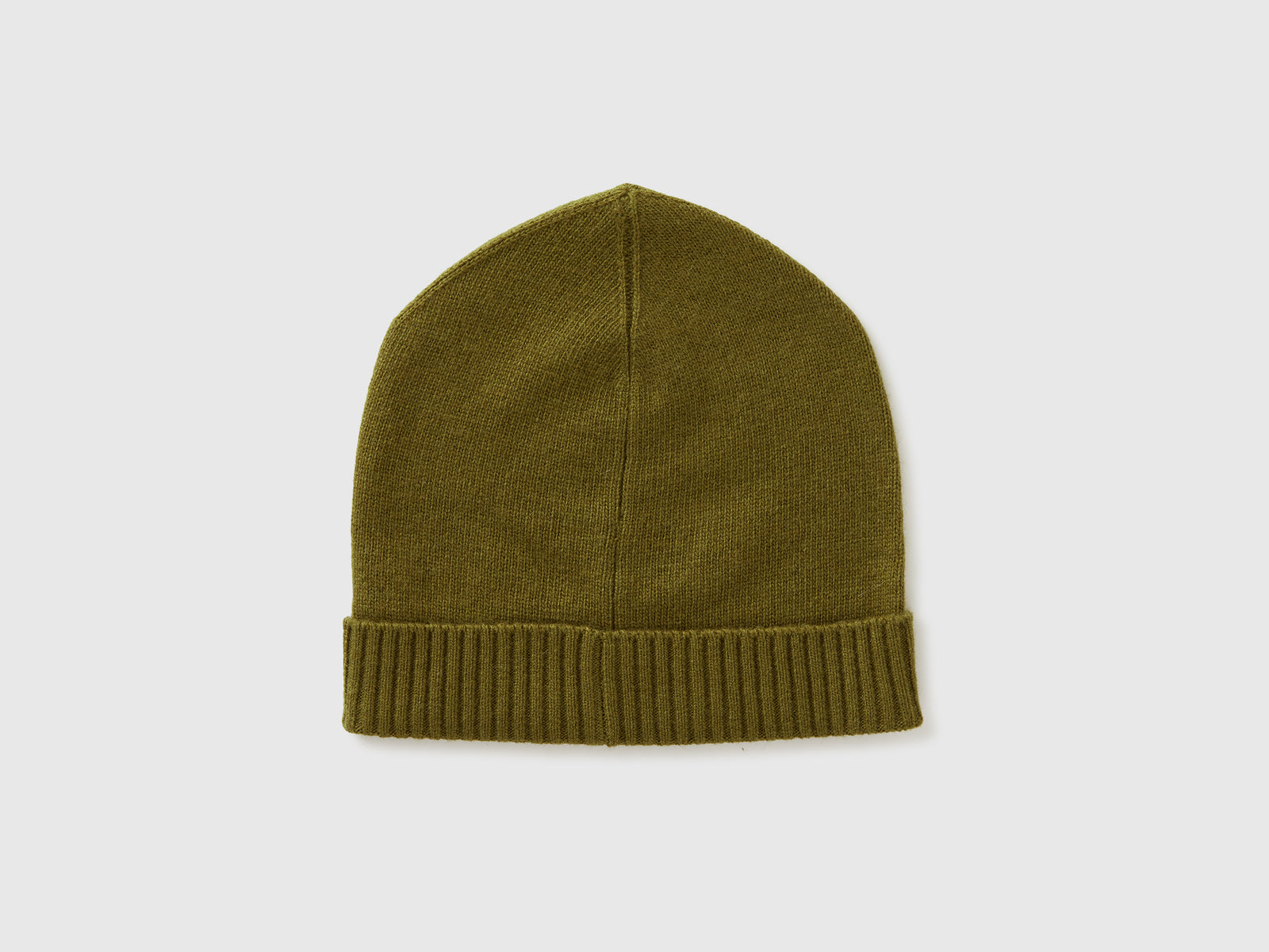 Cappello in misto cashmere da donna verde militare 2 | Benetton Outlet