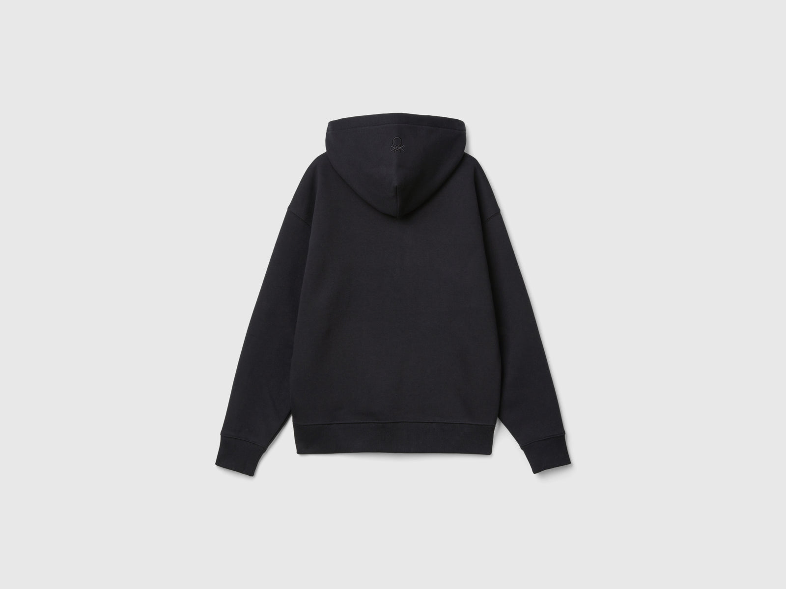 Felpa in caldo cotone da uomo nero 2 | Benetton Outlet