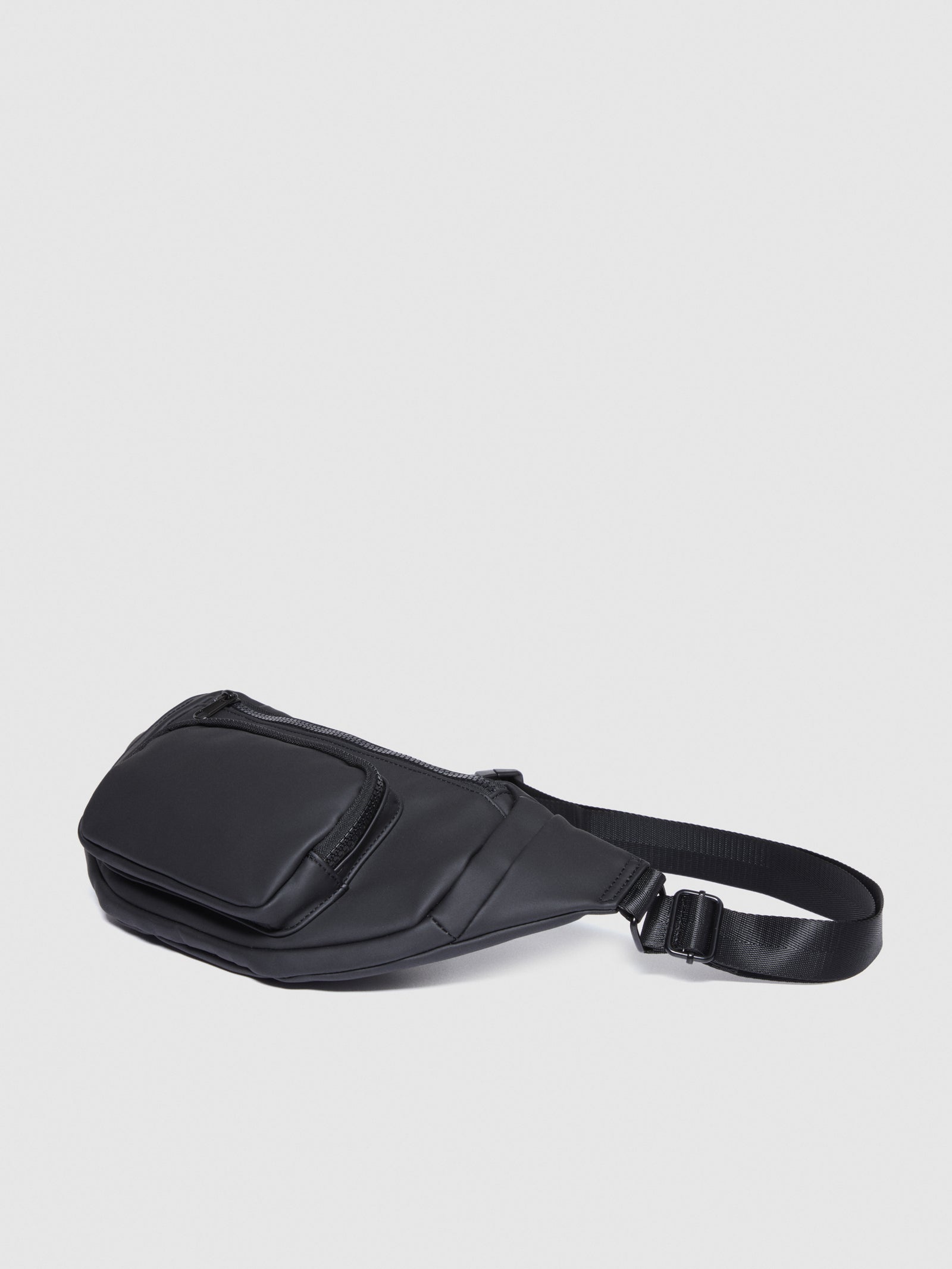 Marsupio tinta unita da uomo nero | Sisley Outlet