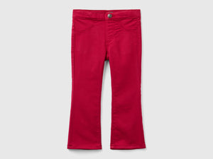 Pantaloni elasticizzati a zampa