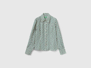 Camicia con stampa fiori