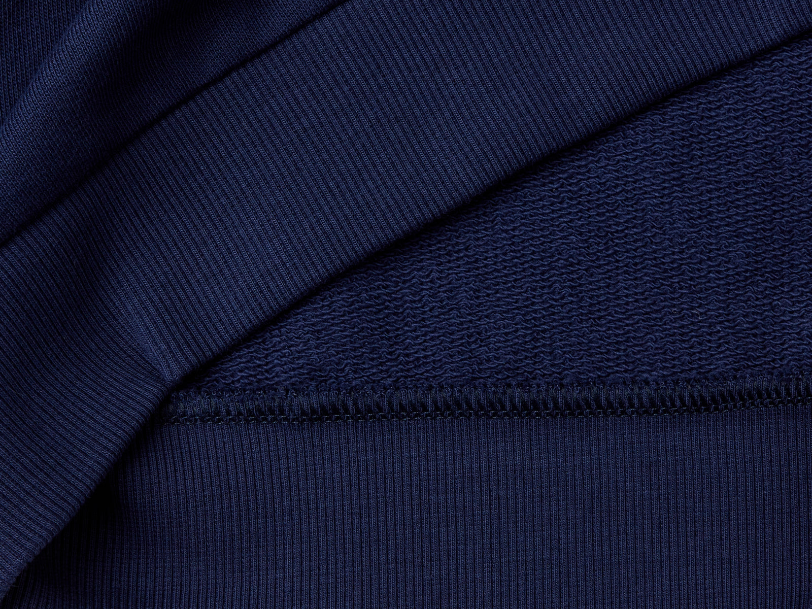 Felpa con stampa logo da bambino blu scuro 3 | Benetton Outlet