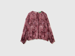 Blusa fluida floreale