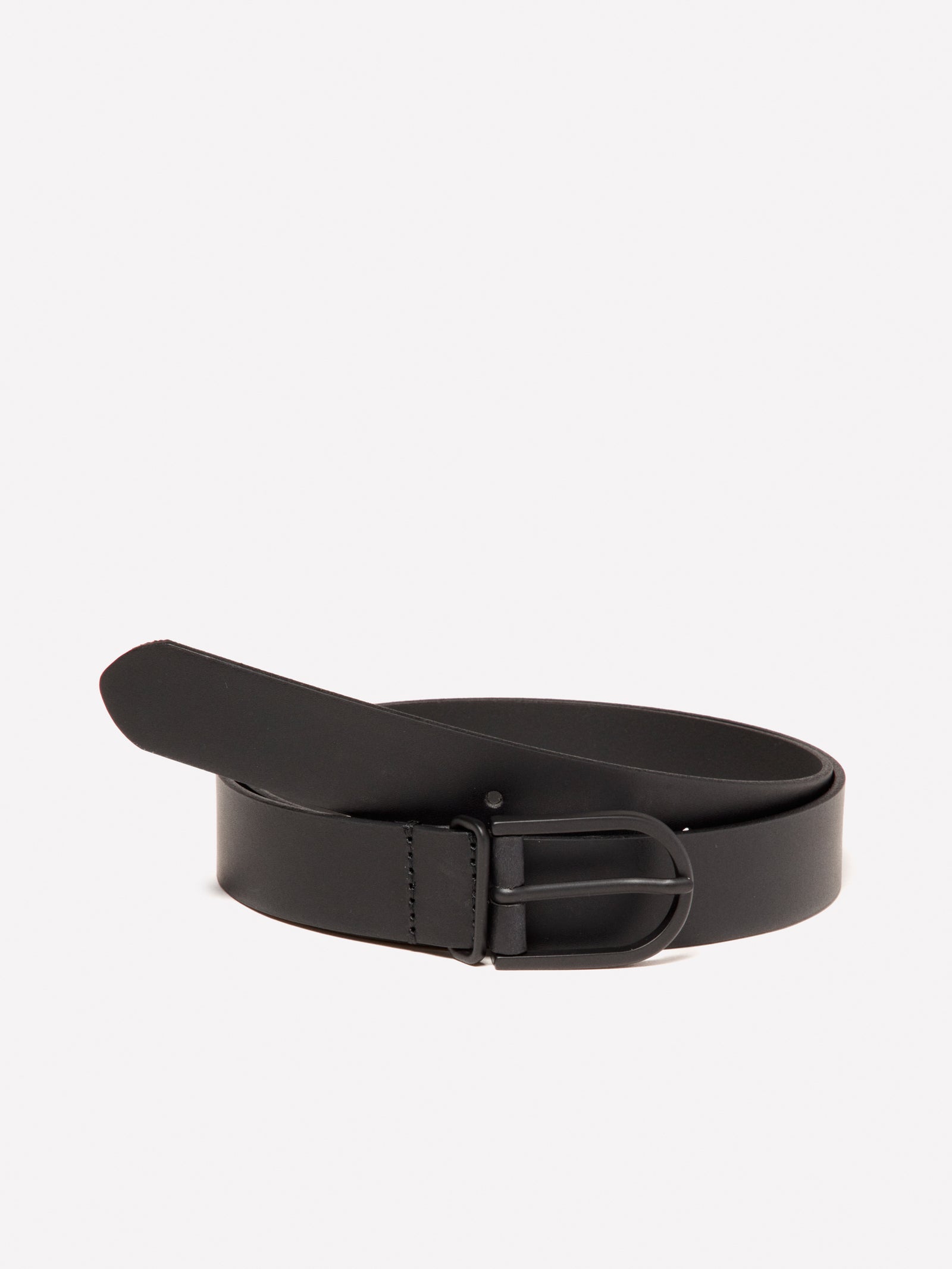 Cintura con fibbia opaca da uomo nero | Sisley Outlet