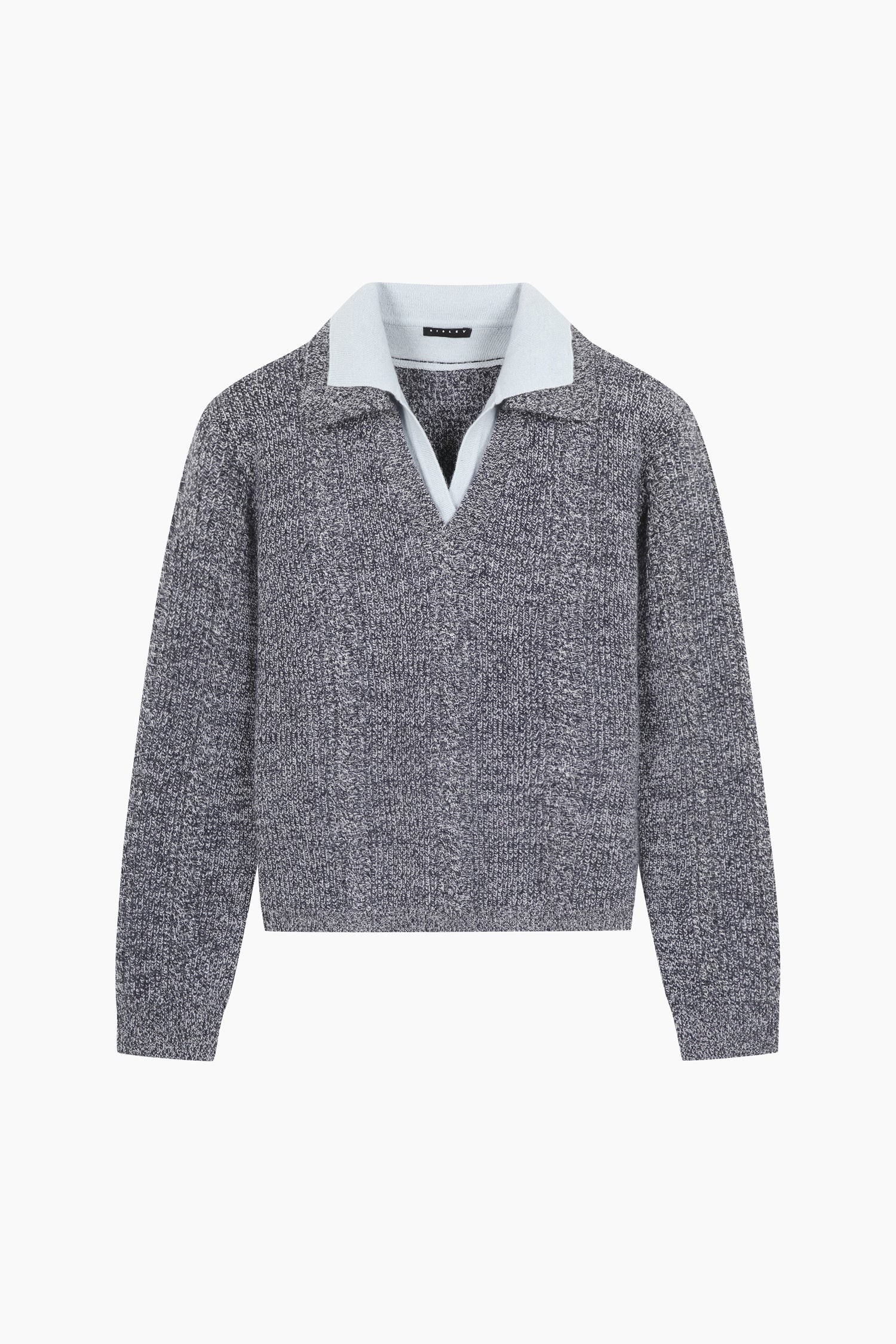 Maglia con camicia da donna grigio | Sisley Outlet