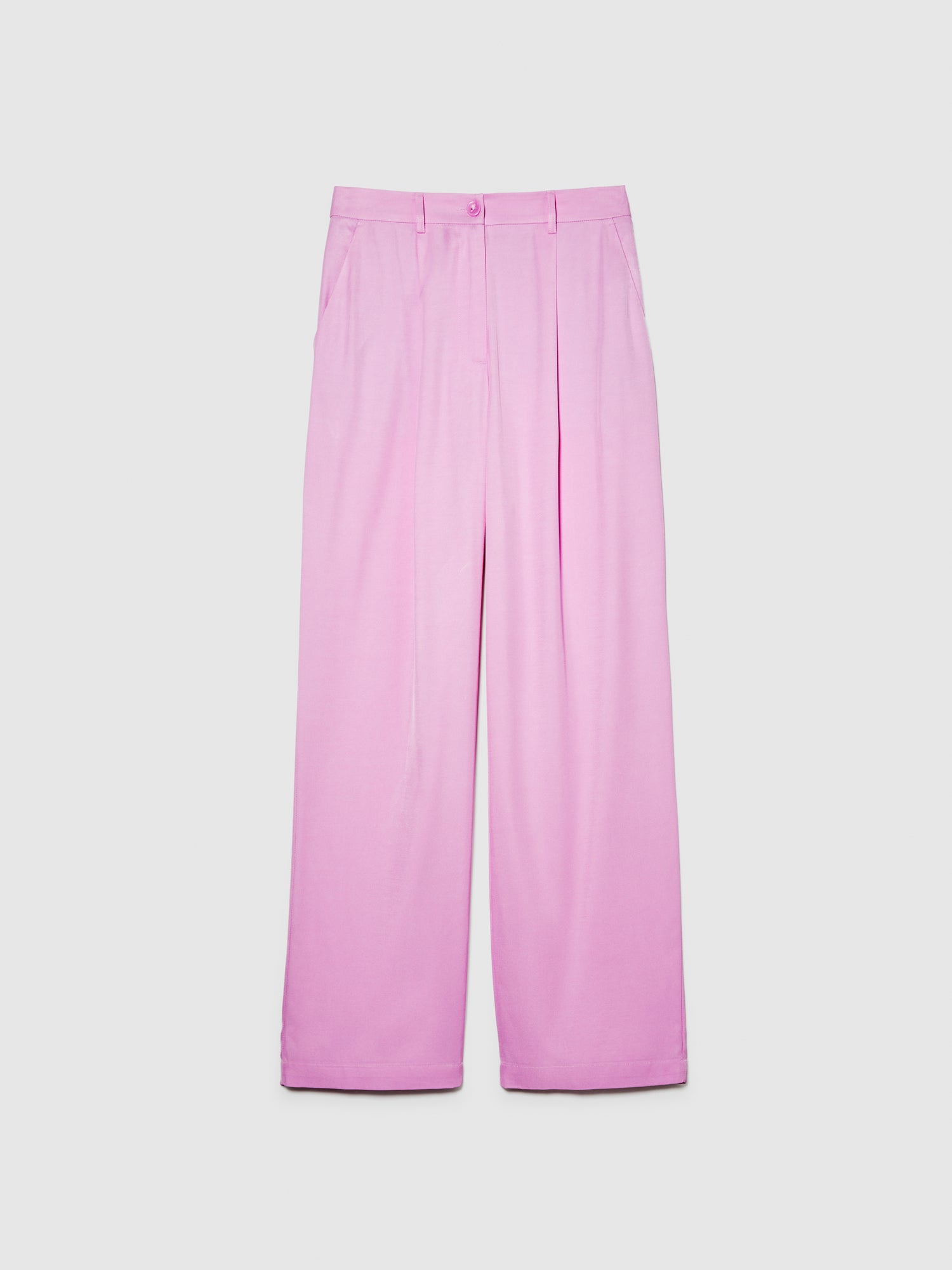 Pantaloni flare fit a vita bassa da donna rosa tenue | Sisley Outlet