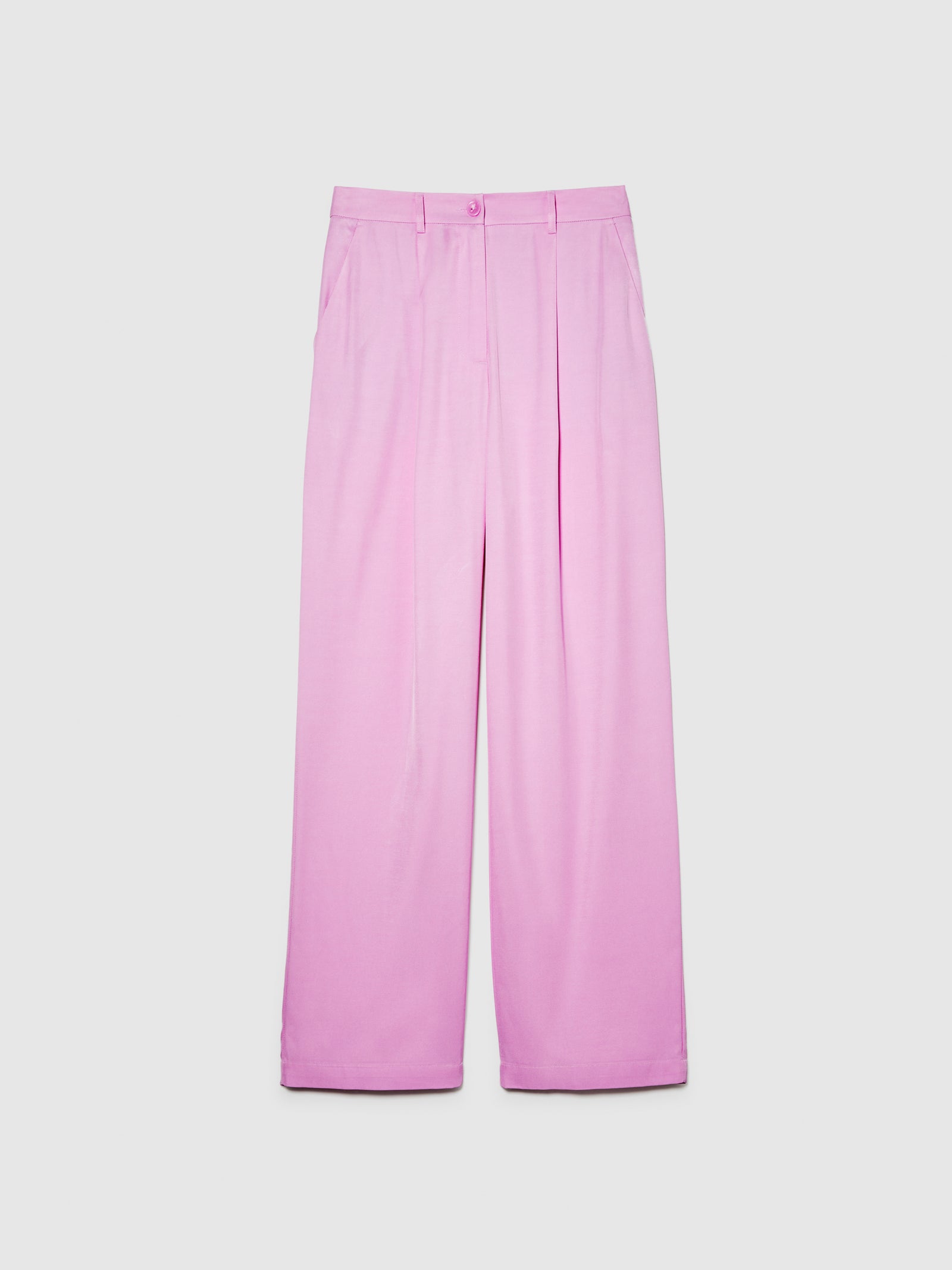 Pantaloni flare fit a vita bassa da donna rosa tenue | Sisley Outlet