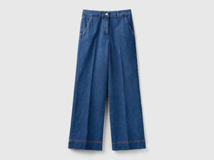 Wide leg jeans