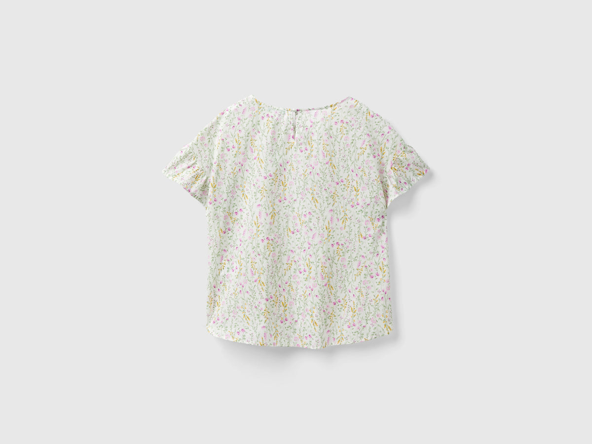 Blusa fantasia in cotone leggero