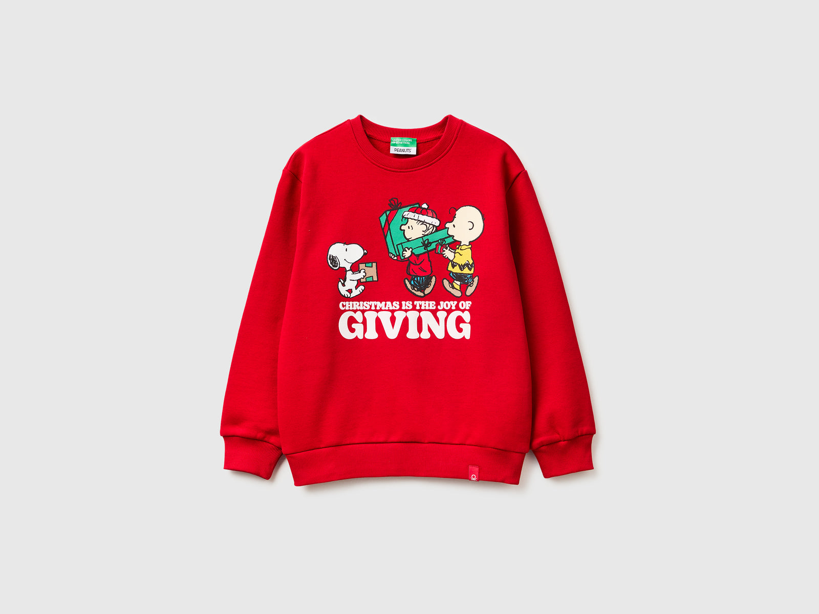 Calda felpa natalizia ©Peanuts da bambino rosso | Benetton Outlet