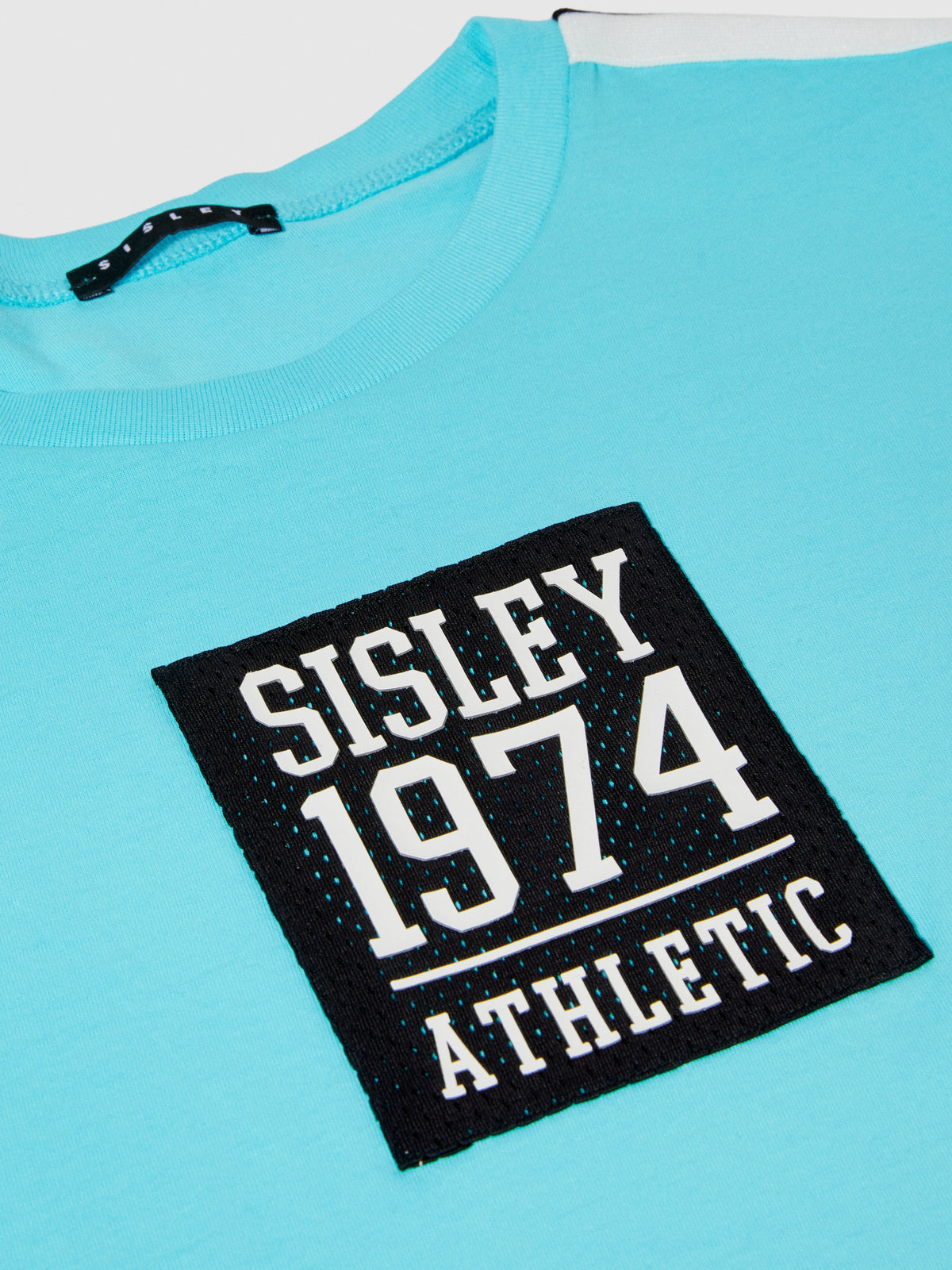 T-shirt con inserto a contrasto