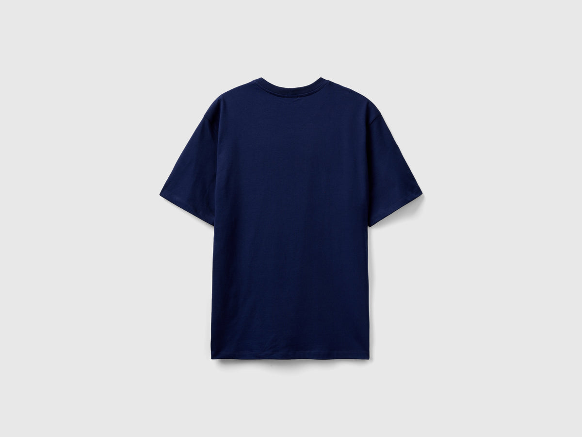 T-shirt con stampa slogan