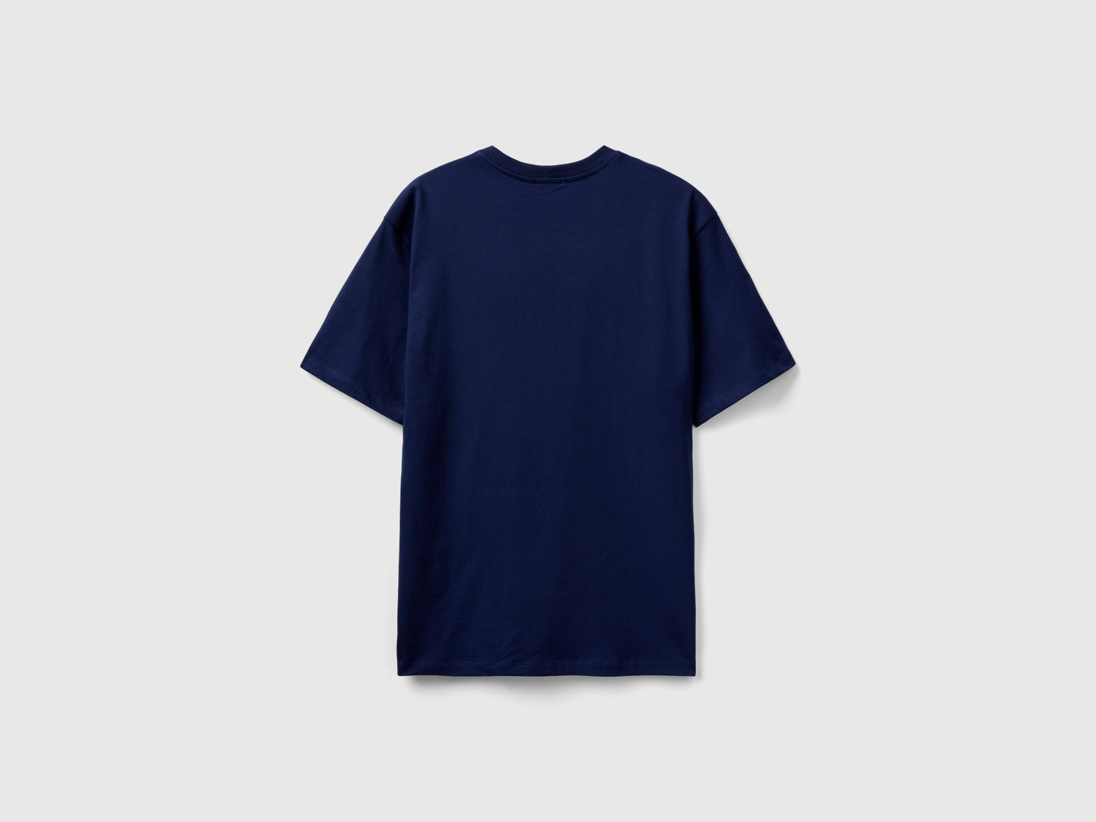 T-shirt con stampa slogan da uomo blu scuro 2 | Benetton Outlet