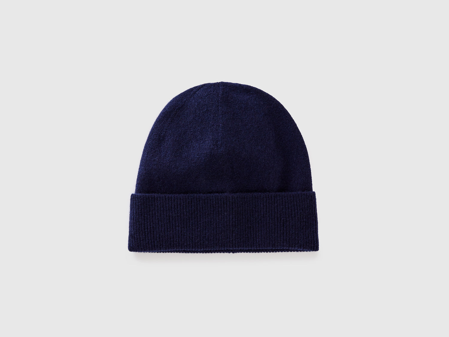 Berretto in puro cashmere da donna blu scuro | Benetton Outlet