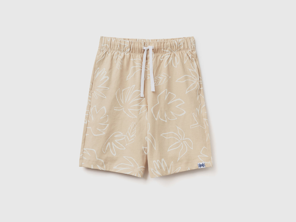 Pantaloni corti in puro cotone