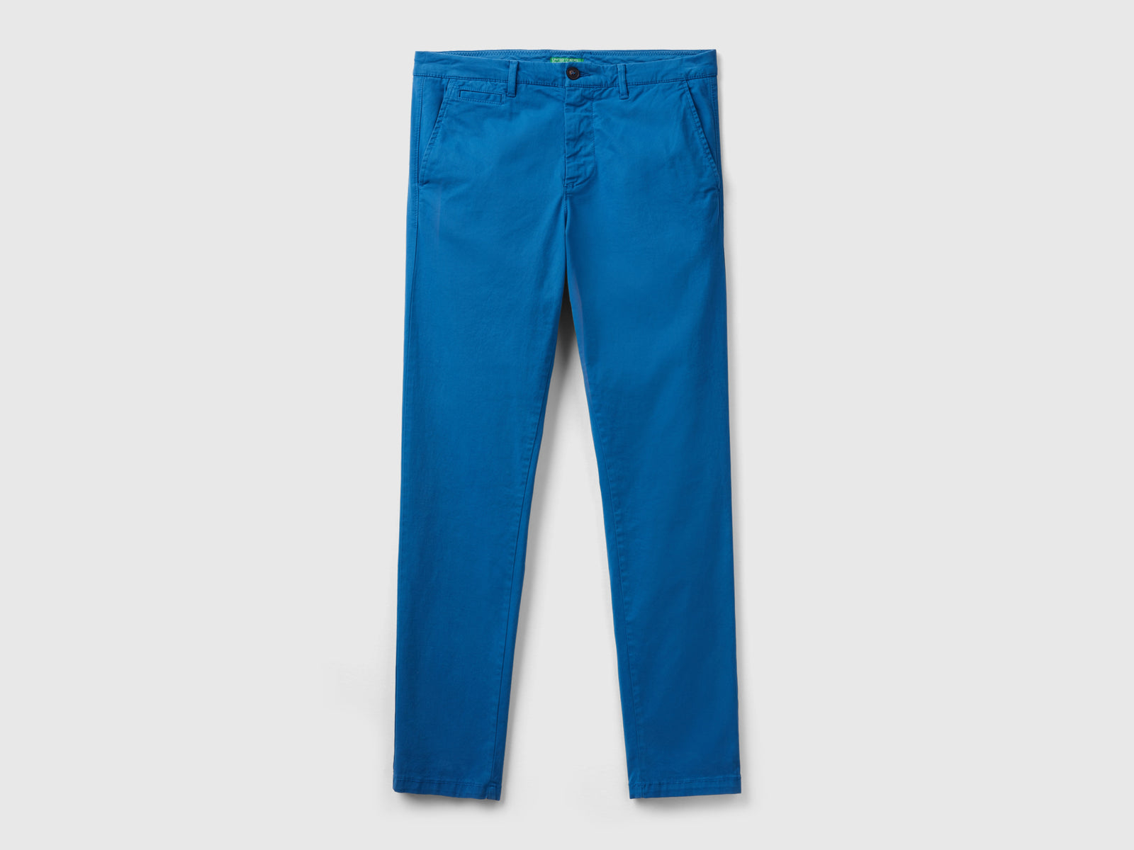 Chino slim fit da uomo blu | Benetton Outlet