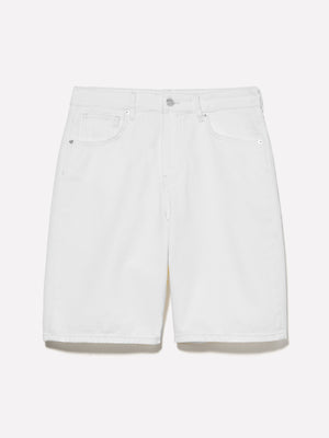 Bermuda di jeans beige relaxed fit