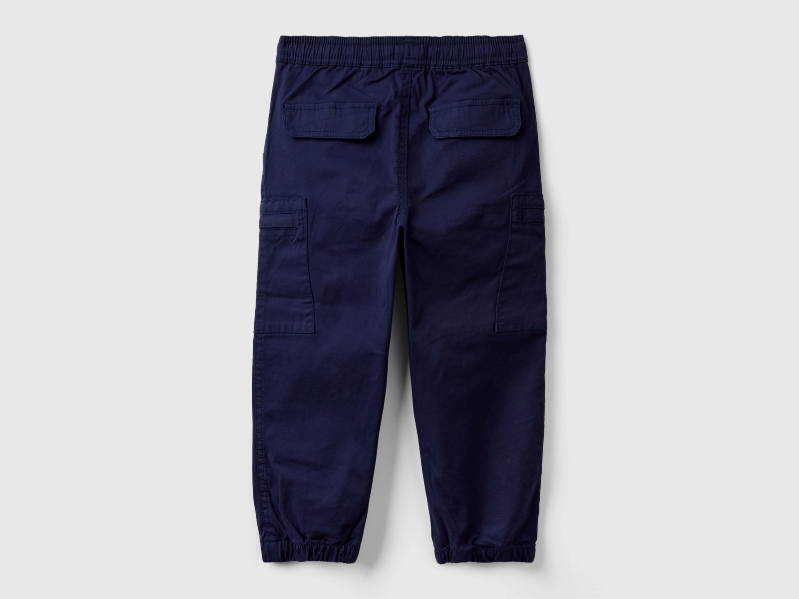 Pantaloni cargo con coulisse da bimbo blu scuro 2 | Benetton Outlet