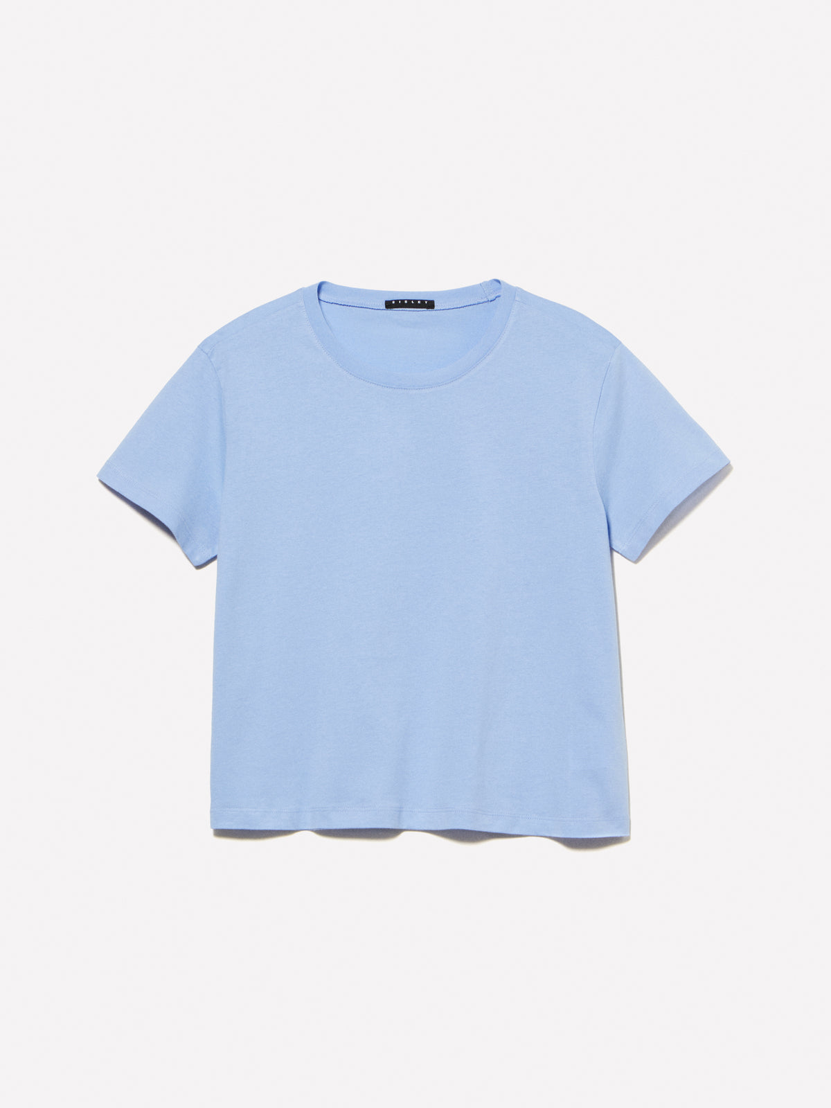 T-shirt boxy fit azzurra