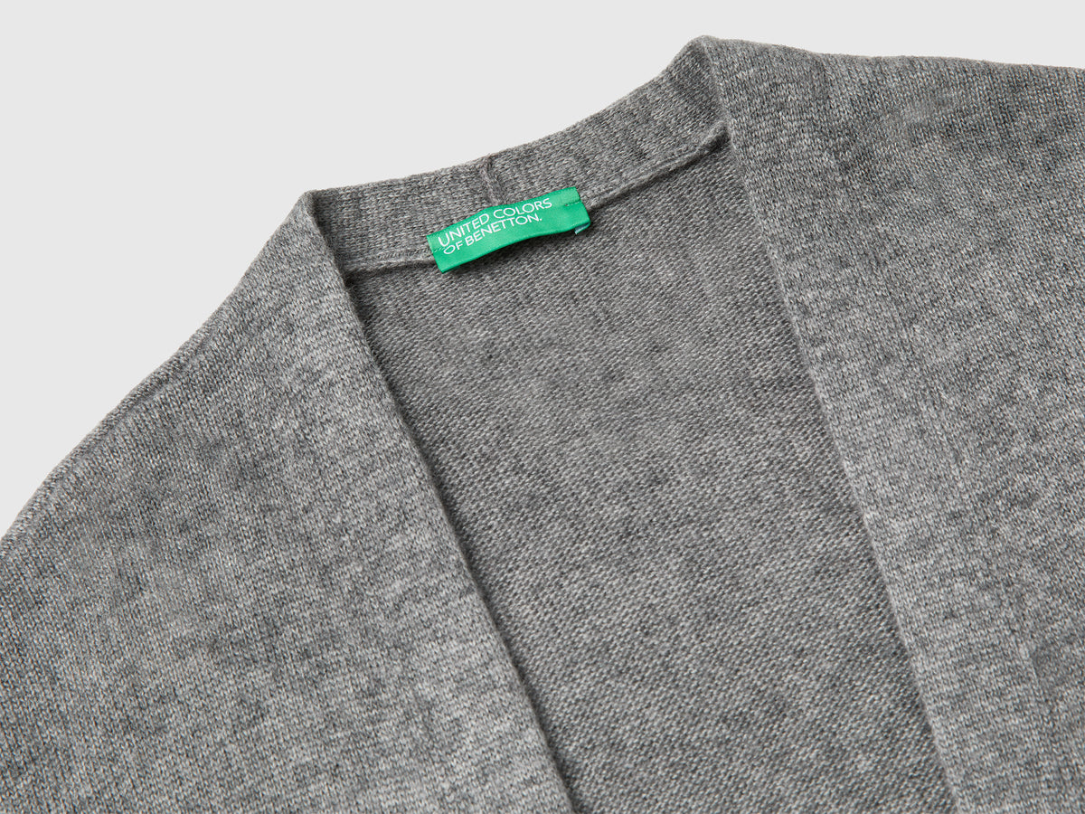 Cardigan lungo in misto cashmere