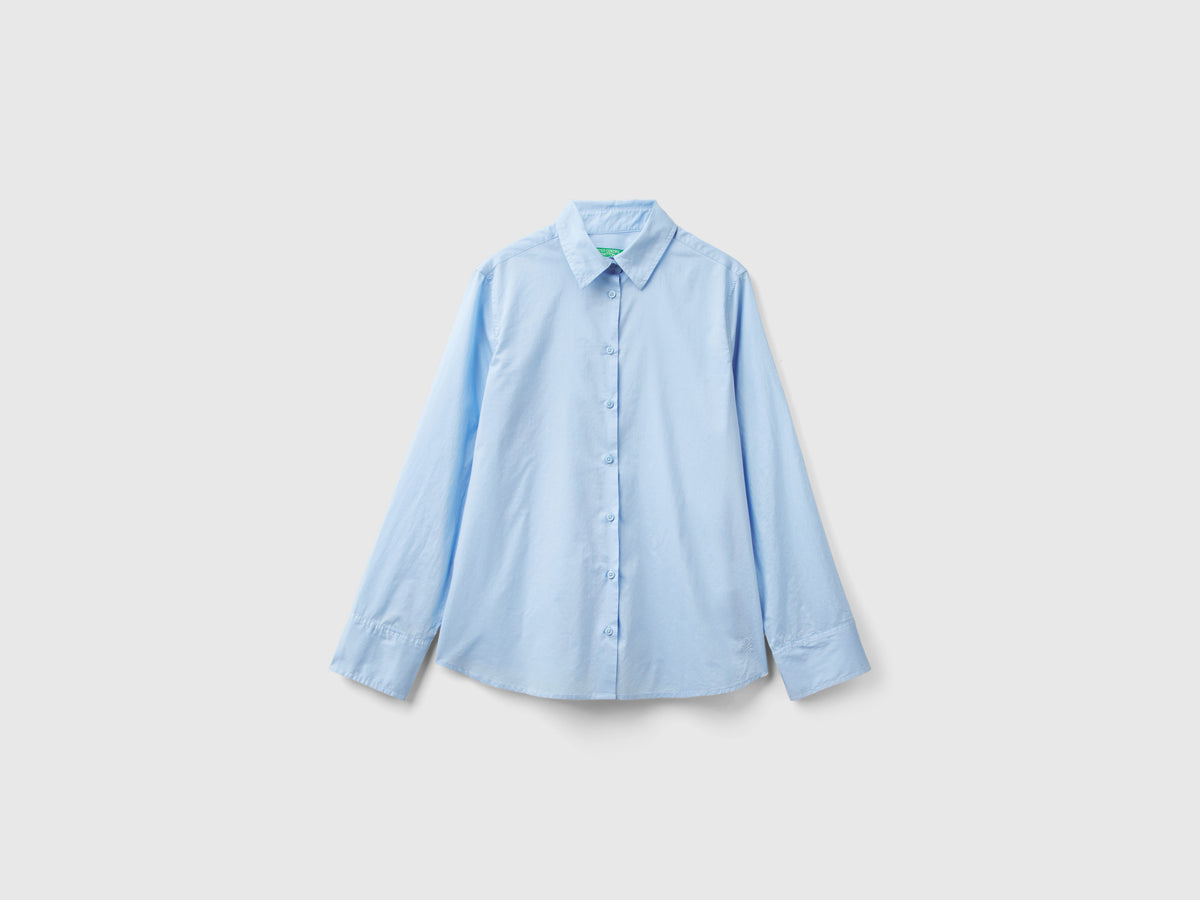 Camicia regular fit in cotone leggero