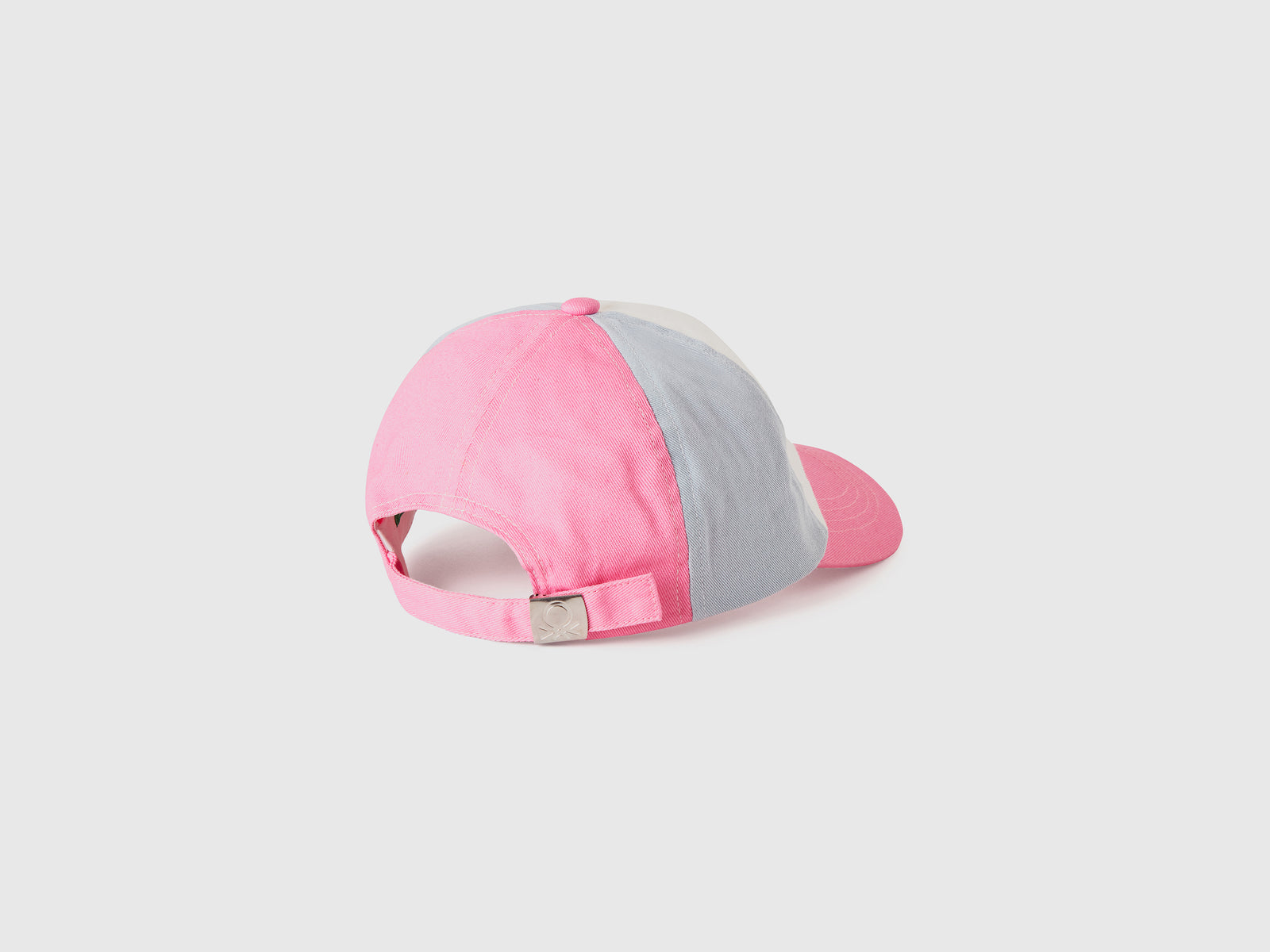 Cappellino baseball con logo da bambino rosa 2 | Benetton Outlet