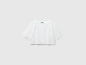 Maglietta boxy fit in puro cotone leggero